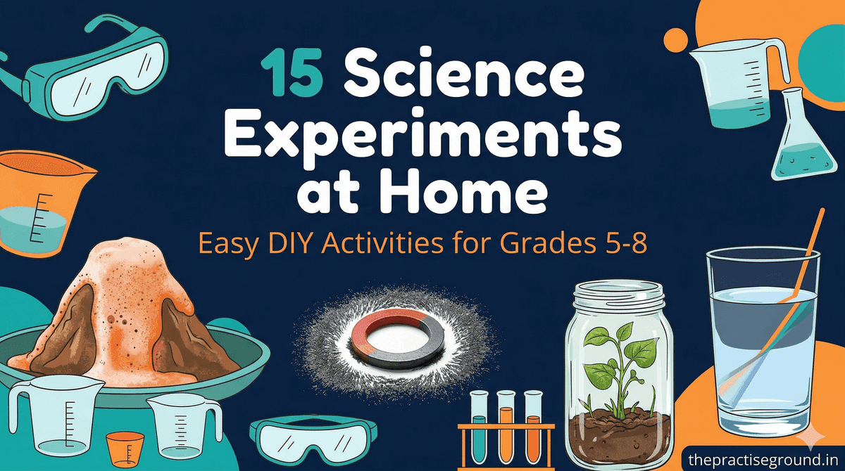 For Experiments 15 Simple Science Experiments You Can Do at Home (Grades 5-8) | The ...